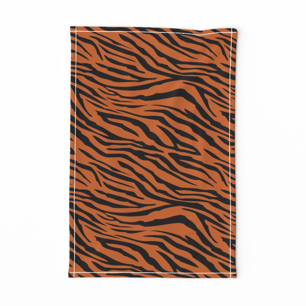 Tiger Print (small-scale) // Dark
