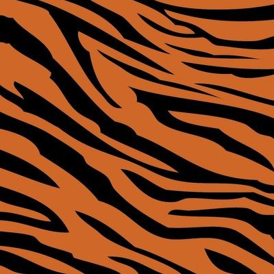 Tiger Print Fabric, Wallpaper and Home Decor