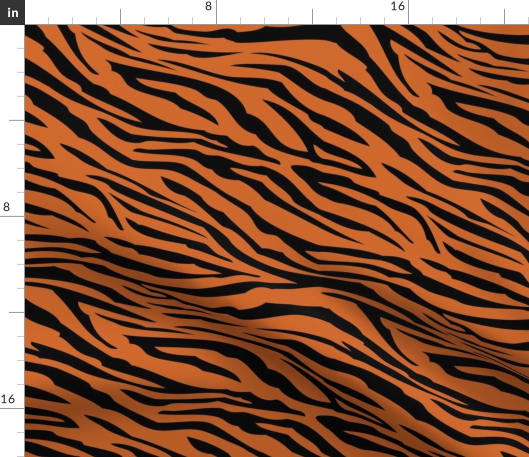 Tiger Print (small-scale) // Dark