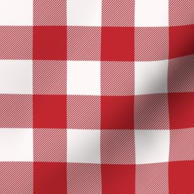 Red And White Tablecloth Plaid