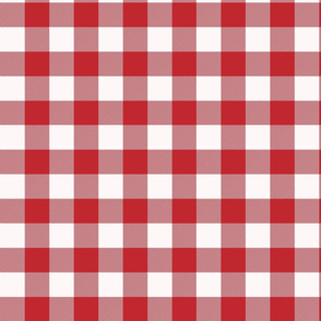 Red And White Tablecloth Plaid