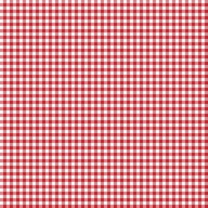 Red And White Tablecloth Plaid Tiny