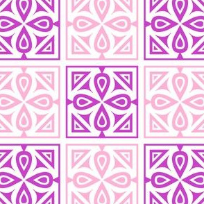 Fantasy Tiles Purple Pink