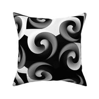 Spiral Incursion - black & white