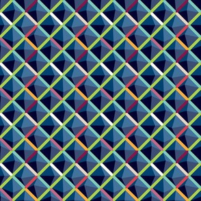 Color Block Blues (Small Scale) by ArtfulFreddy