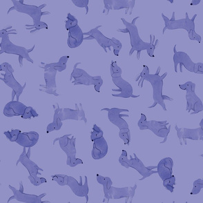 Dog Party Periwinkle