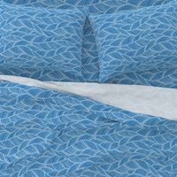 Waves Ocean Nautical Sea Shore Wave, Tropical Leaves Waves - Blue