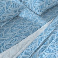 Waves Ocean Nautical Sea Shore Wave, Tropical Leaves Waves - Carolina Blue