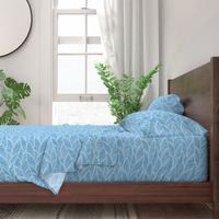 Waves Ocean Nautical Sea Shore Wave, Tropical Leaves Waves - Carolina Blue