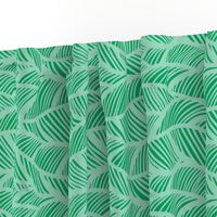 Waves Ocean Nautical Sea Shore Wave, Tropical Leaves Waves - Green