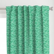 Waves Ocean Nautical Sea Shore Wave, Tropical Leaves Waves - Green