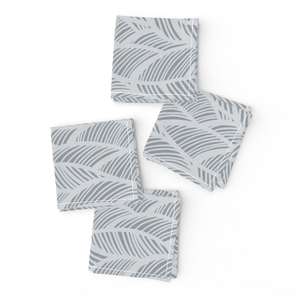 Waves Ocean Nautical Sea Shore Wave, Tropical Leaves Waves - Grey