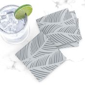 Waves Ocean Nautical Sea Shore Wave, Tropical Leaves Waves - Grey