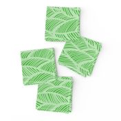 Waves Ocean Nautical Sea Shore Wave, Tropical Leaves Waves - Lime Green