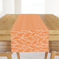 Waves Ocean Nautical Sea Shore Wave, Tropical Leaves Waves - Orange