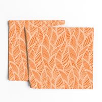 Waves Ocean Nautical Sea Shore Wave, Tropical Leaves Waves - Orange