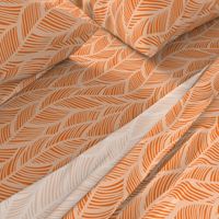 Waves Ocean Nautical Sea Shore Wave, Tropical Leaves Waves - Orange