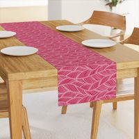 Waves Ocean Nautical Sea Shore Wave, Tropical Leaves Waves - Red