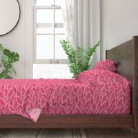 Waves Ocean Nautical Sea Shore Wave, Tropical Leaves Waves - Red