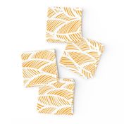 Waves Ocean Nautical Sea Shore Wave, Tropical Leaves Waves - Yellow 
