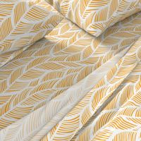 Waves Ocean Nautical Sea Shore Wave, Tropical Leaves Waves - Yellow 
