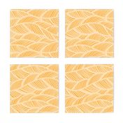 Waves Ocean Nautical Sea Shore Wave, Tropical Leaves Waves - Yellow Gold
