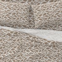 Waves Ocean Nautical Sea Shore Wave, Tropical Leaves Waves - Brown