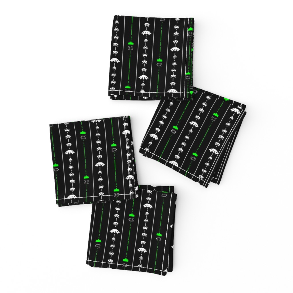 Space Invaders Pin Stripe