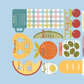 2024 Picnic Tea Towel Calendar