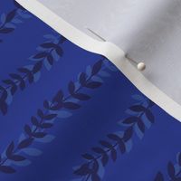 Vine Stripe Cobalt