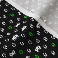 Space Invaders Polka Dots