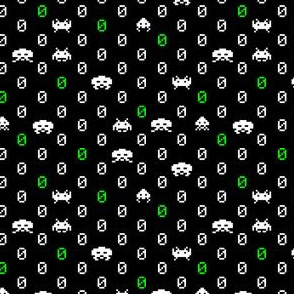 Space Invaders Polka Dots
