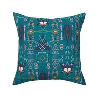 Aztec Folk Pop (teal) MED 