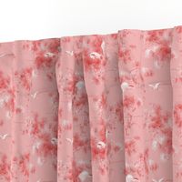 Chinoiserie Cranes ~ Blush  