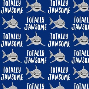 totally jawsome - sharks!- blue - LAD19