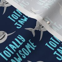 totally jawsome - sharks!- navy - LAD19