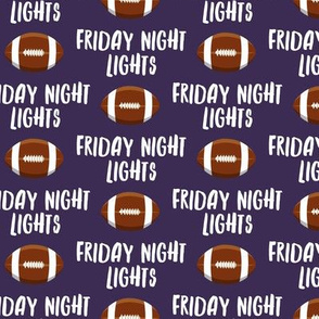 Friday Night Lights Football - Purple - LAD19