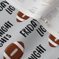 Friday Night Lights Football - Grey - LAD19