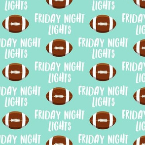 Friday Night Lights Football - Aqua - LAD19