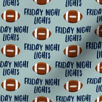 Friday Night Lights Football - Dusty Blue - LAD19