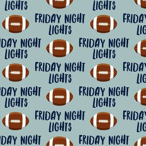 Friday Night Lights Football - Dusty Blue - LAD19