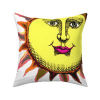 Retro Sun With Face