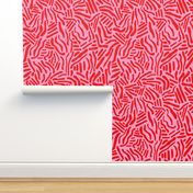 Abstract Lines - Red & Pink