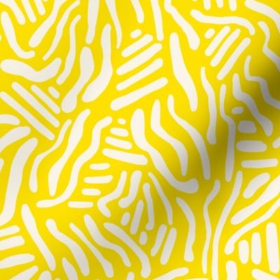 Abstract Lines - Yellow