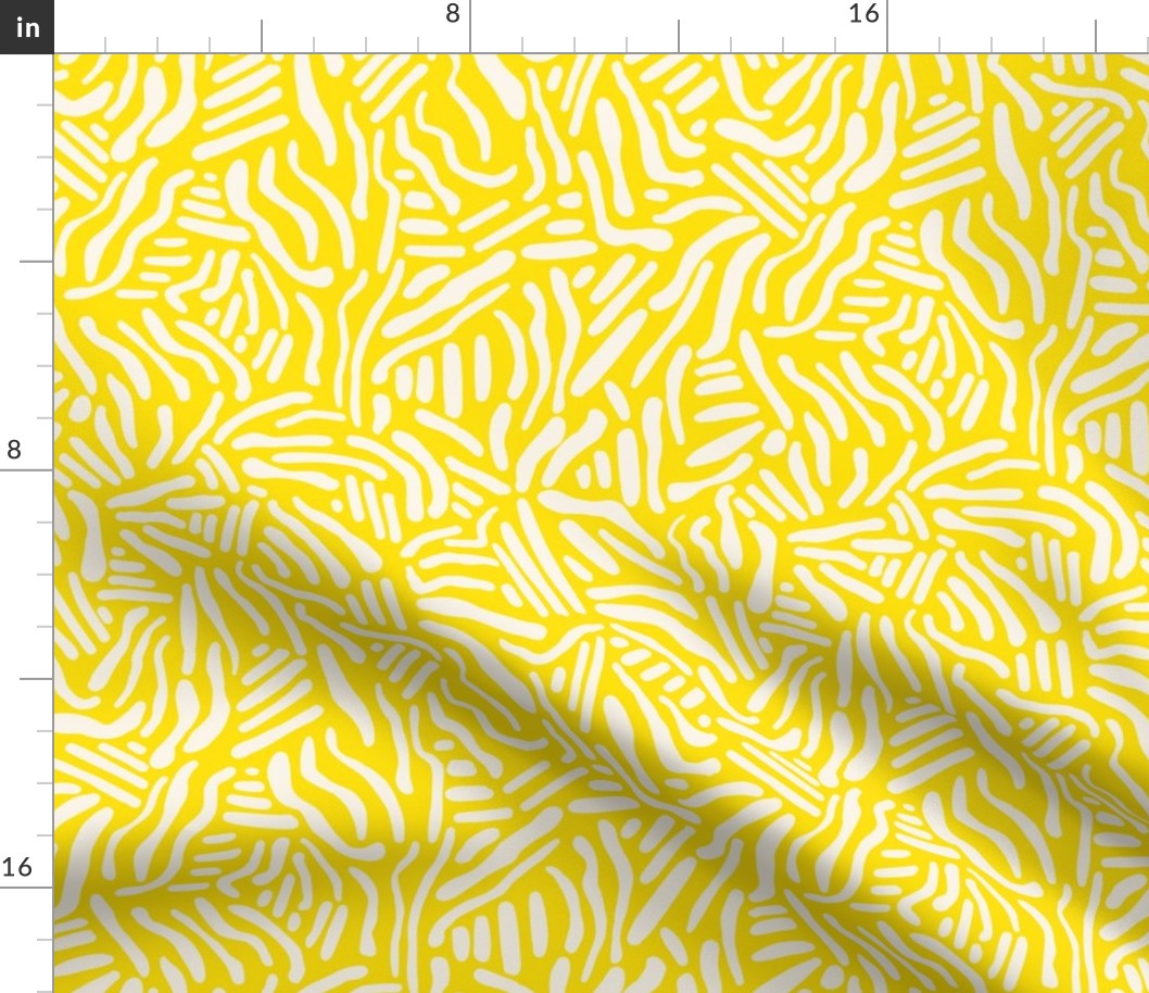 Abstract Lines - Yellow