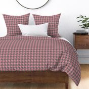 Rockabilly houndstooth - Pink and grey