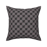 Rockabilly check pattern sketch style -Grey