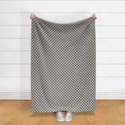 Rockabilly check pattern sketch style - Grey