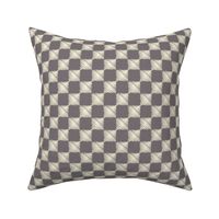 Rockabilly check pattern sketch style - Grey