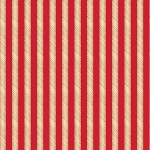 Rockabilly stripes sketch style - Red